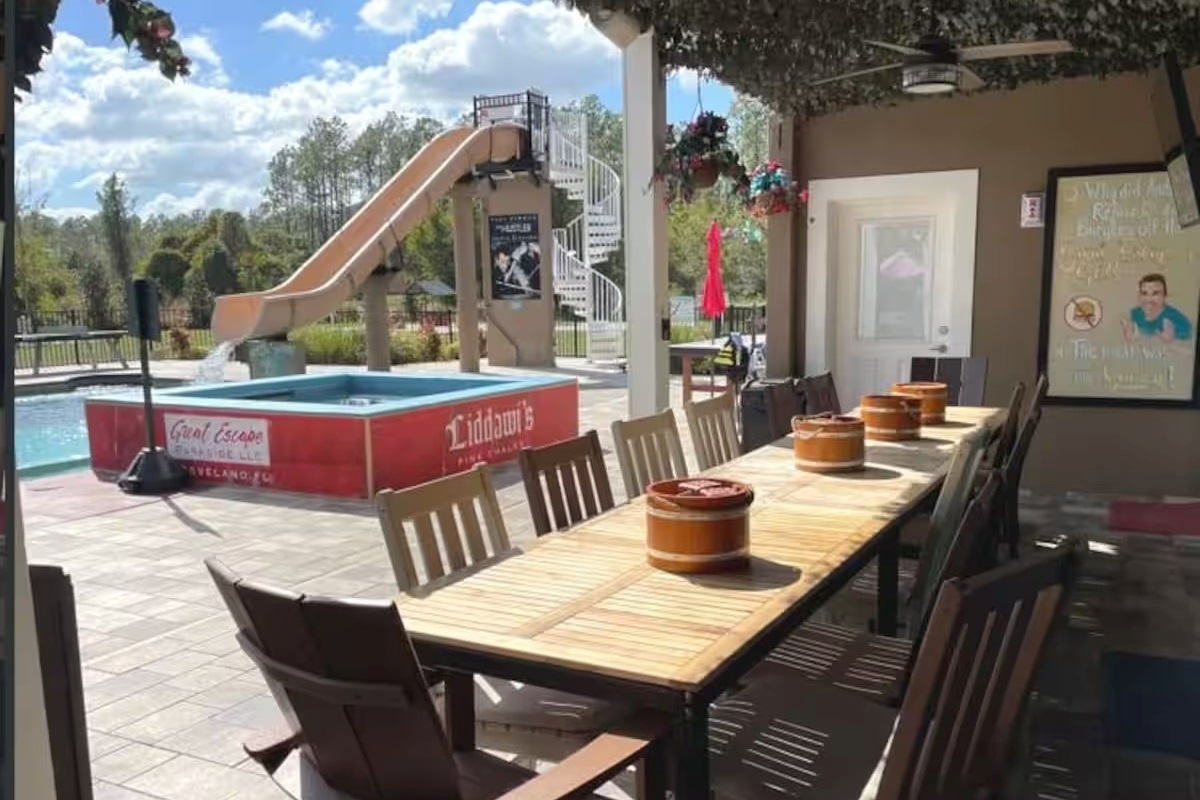 The "BurgerTime" Outdoor Kitchen (Poolside)