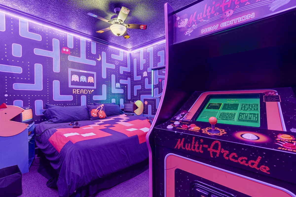 The Ms. Pac-Man & 80's Video Games Bedroom