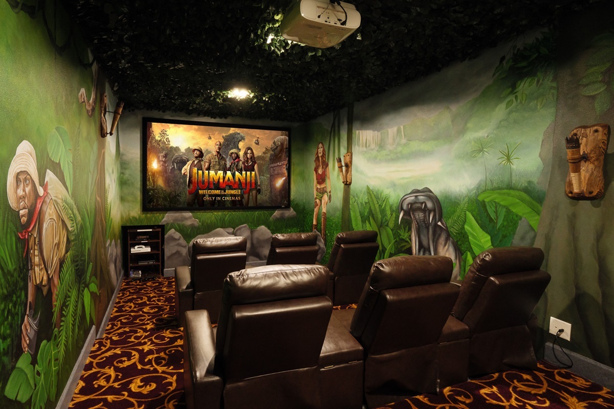 The Jumanji 2.0 Jungle Cinema Room