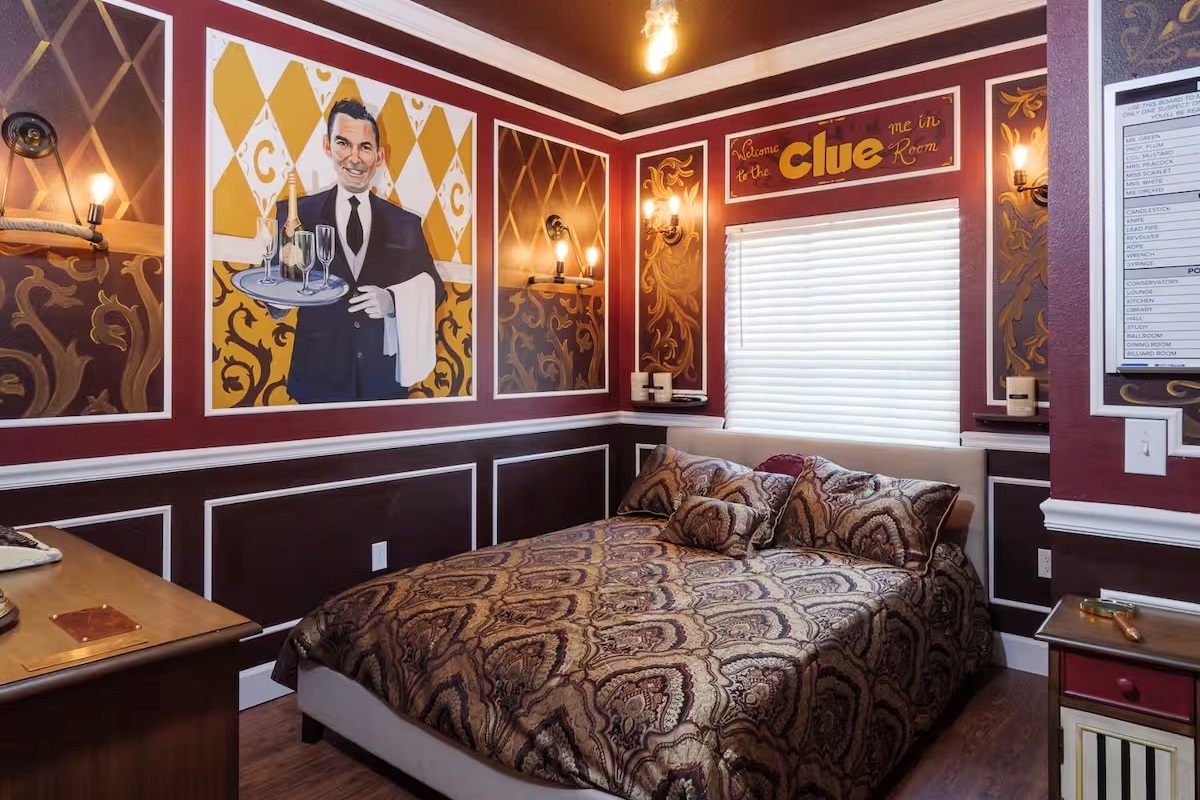 The "Get A CLUE" Escape Game Bedroom