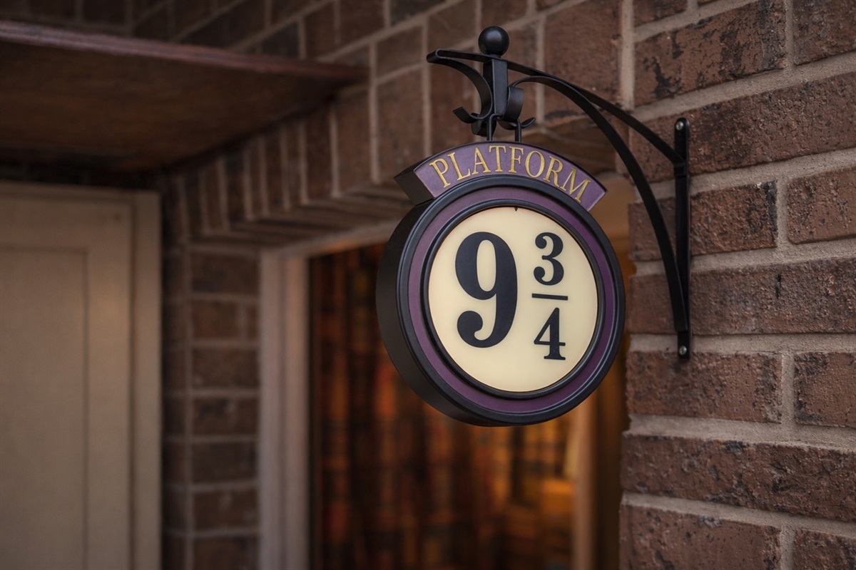 You get access to the Harry Potter bedroom via the 9 3/4ths platform, detached from the main house.