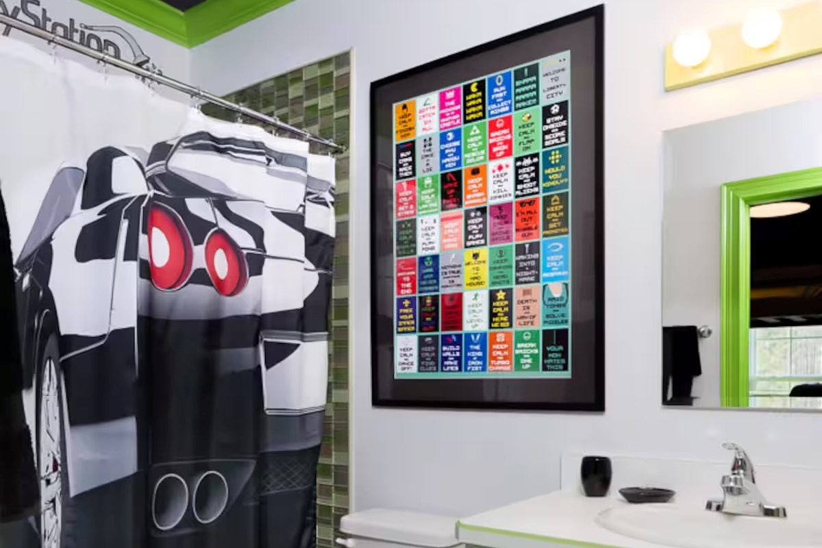 The XBox-Playstation Bathroom