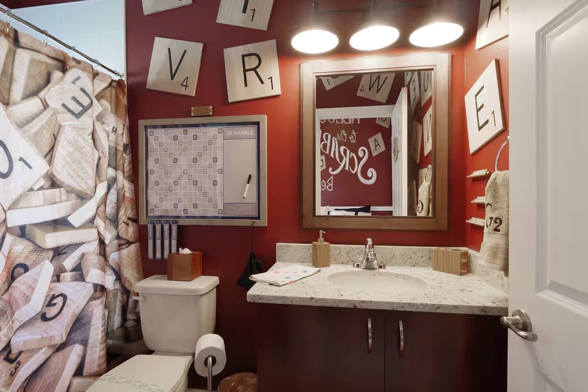 The Scrabble Deluxe Bathrooms