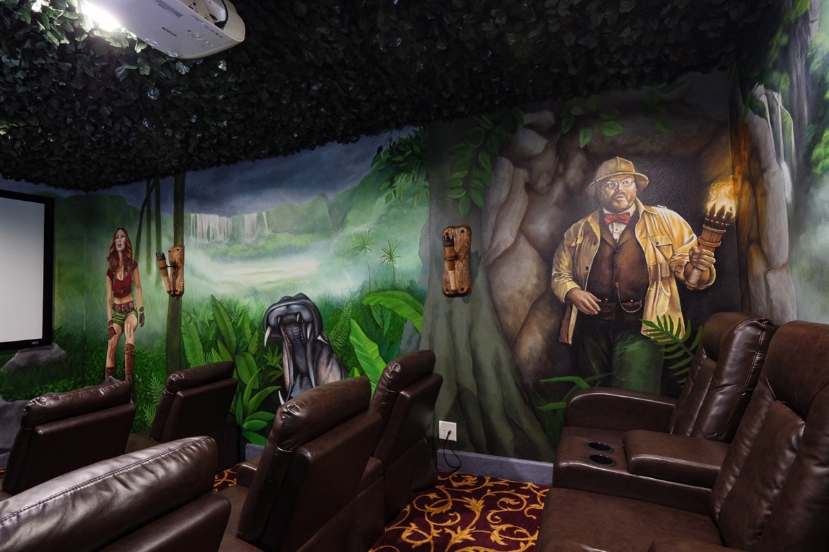 The Jumanji 2.0 Jungle Cinema Room