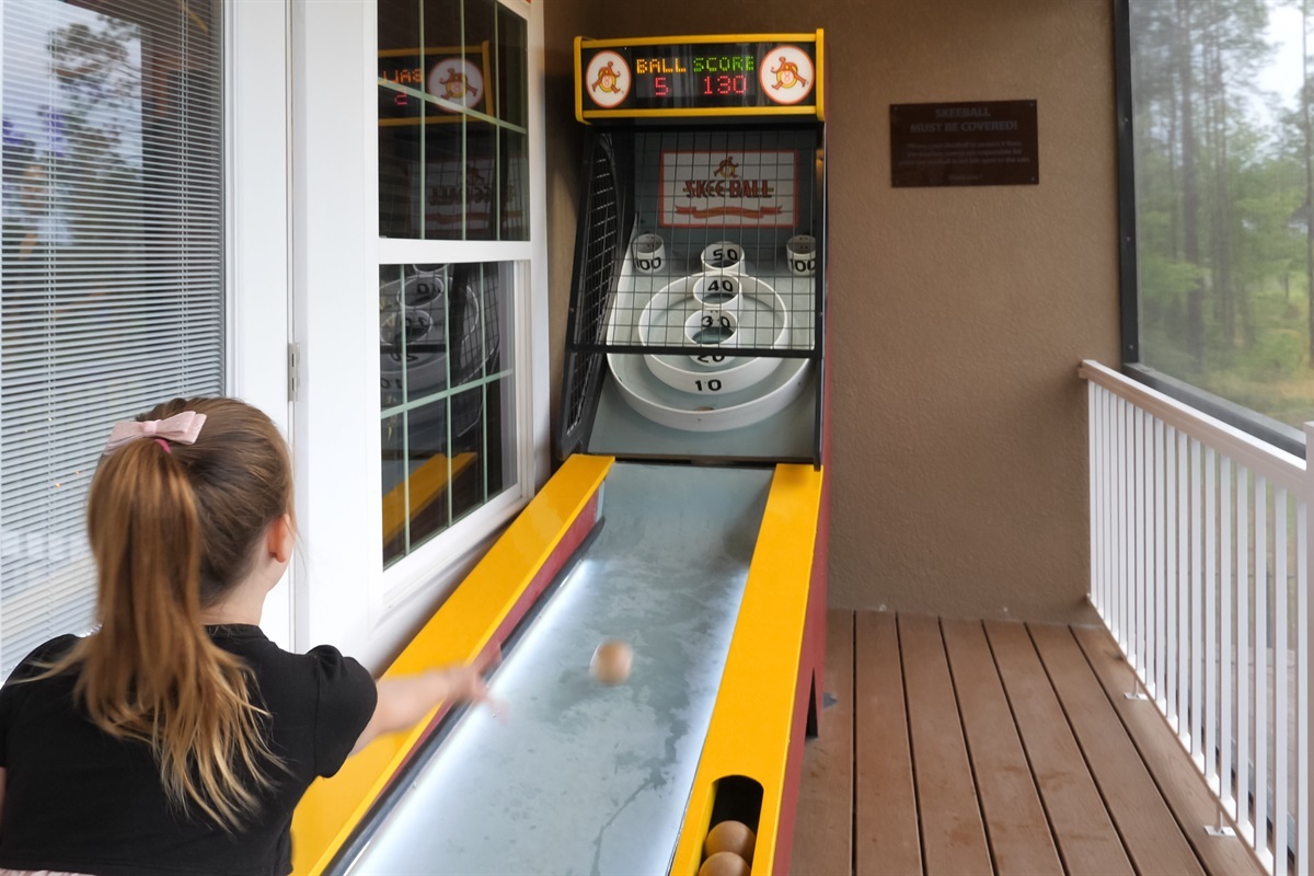 Skeeball machine 