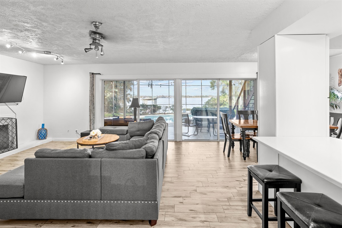 The house was designed to feel homey and cozy.