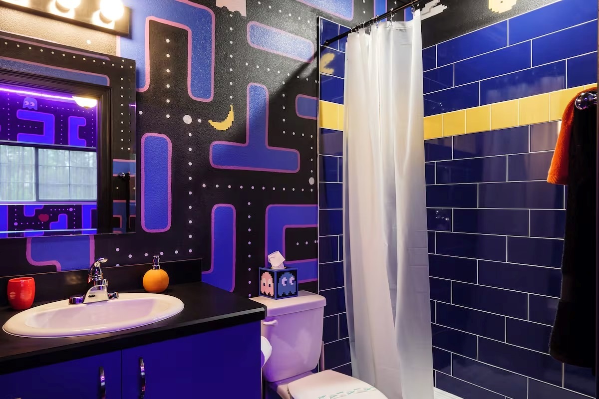Pac-man Bathroom