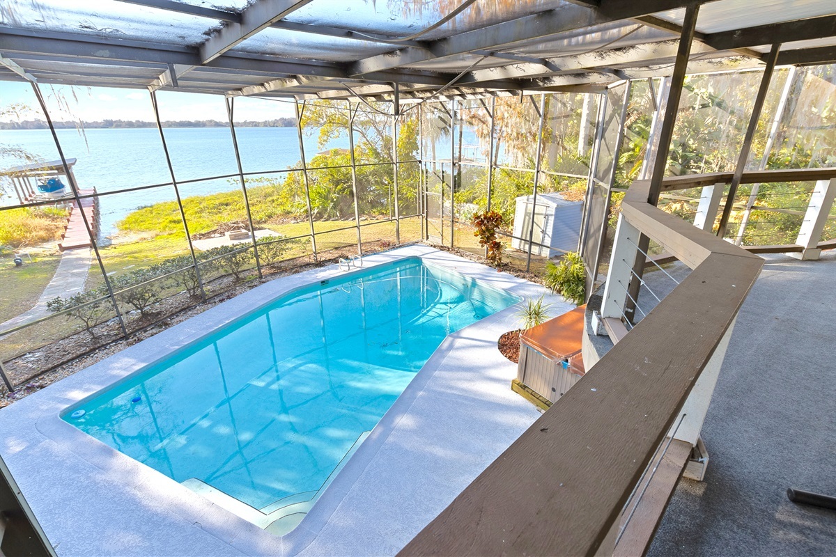 Vew from the master bedroom balcony.