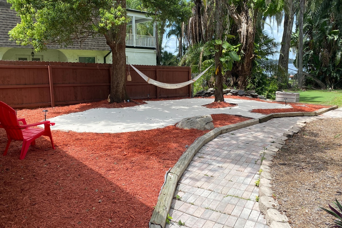 Relax in our new hammock.