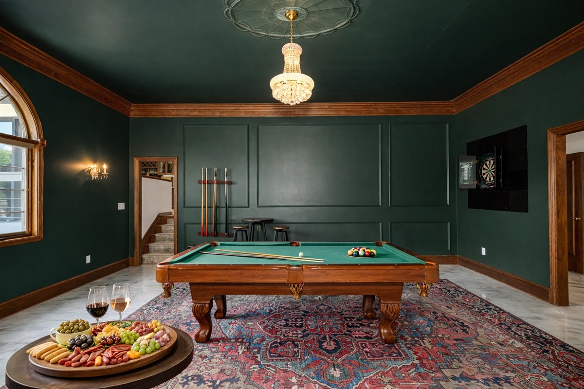 A space made for pool and memories.