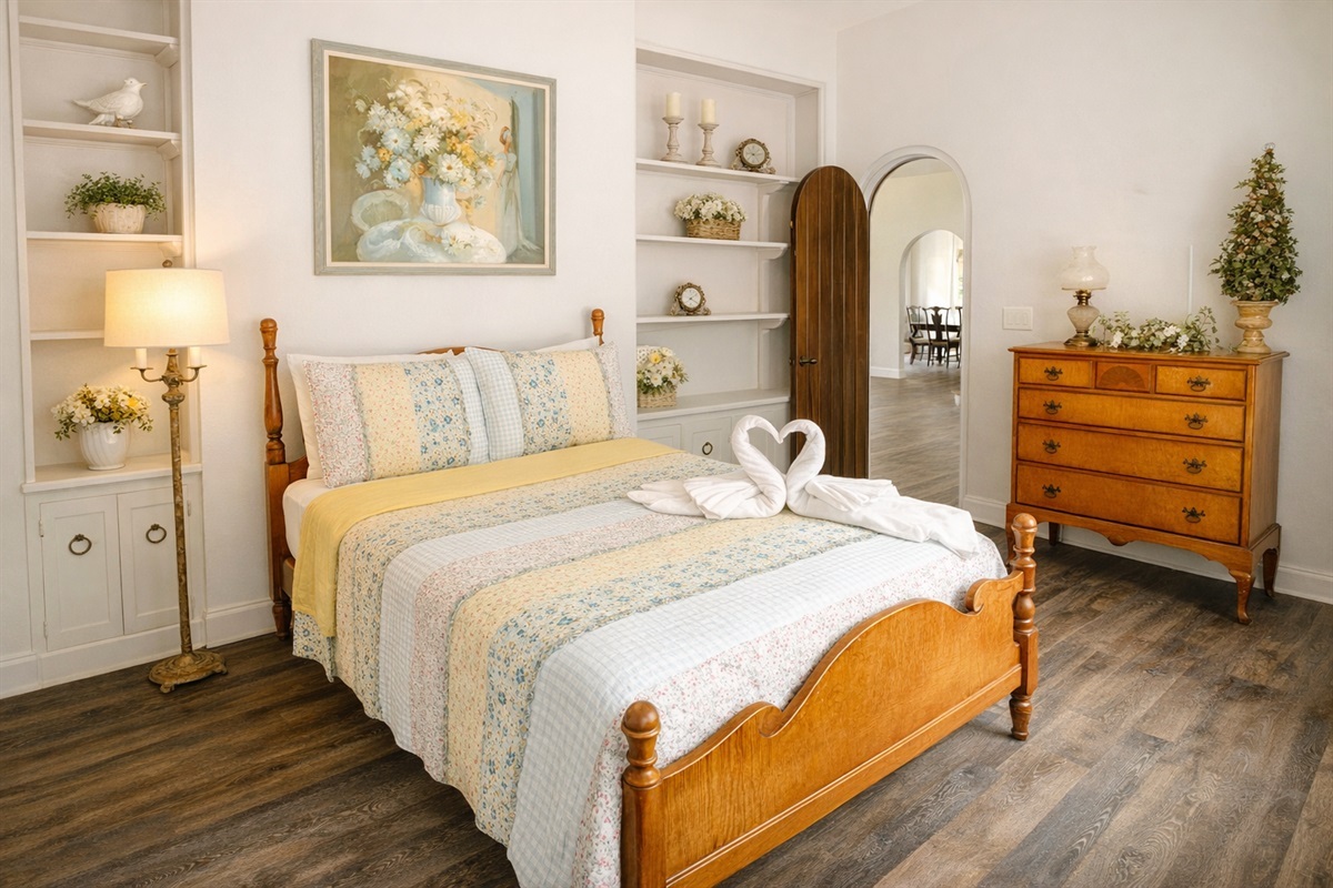 The bridal suite is a great place for bridesmaids to get ready or stay in before the wedding