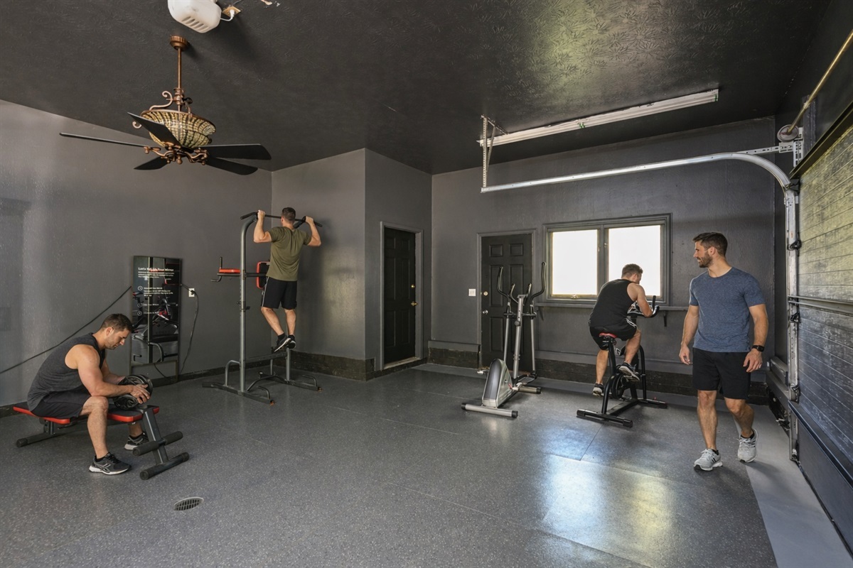 Your private workout space.