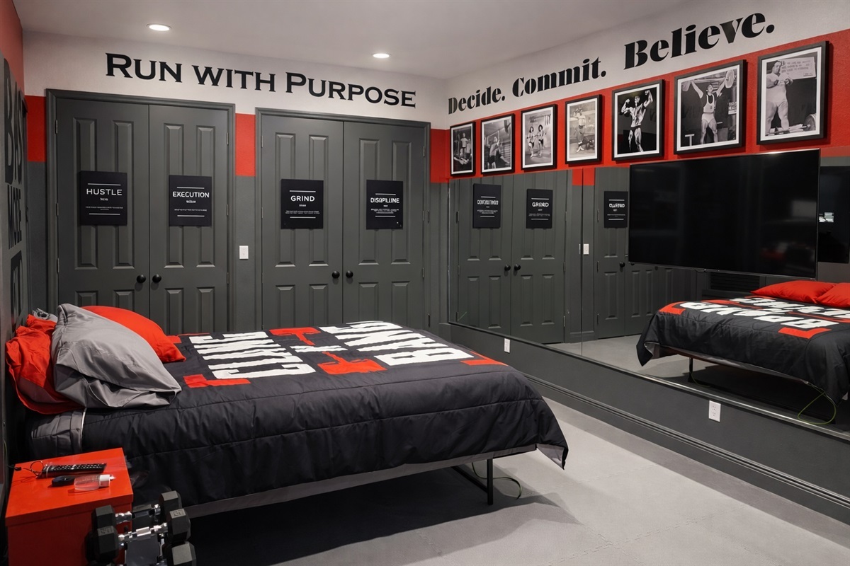 Go full &ldquo;Beast Mode&rdquo; in this sporty, high-energy room.