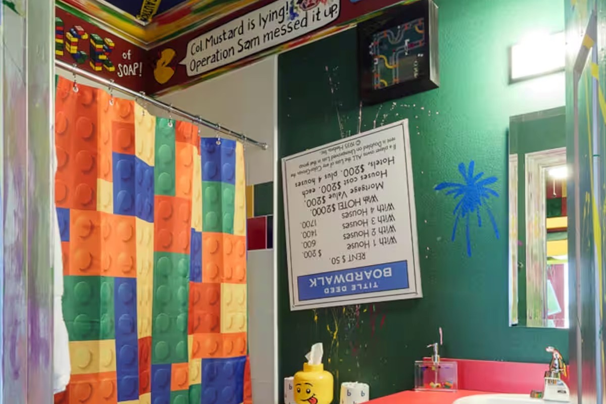 The Games Gone Wild bathroom