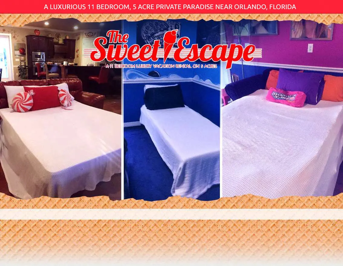 Candy Around the World Alcove at The Sweet Escape — Orlando vacation rental