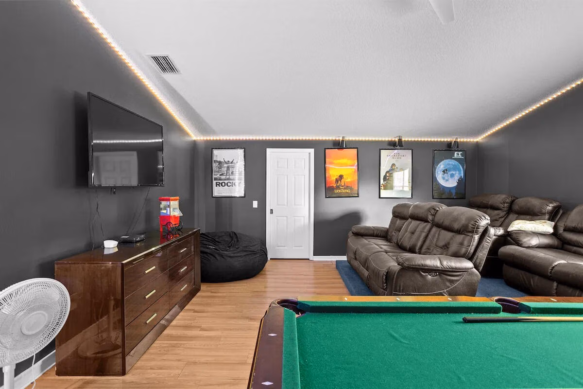 The Game Room at Clear Lake Casa — Orlando vacation rental