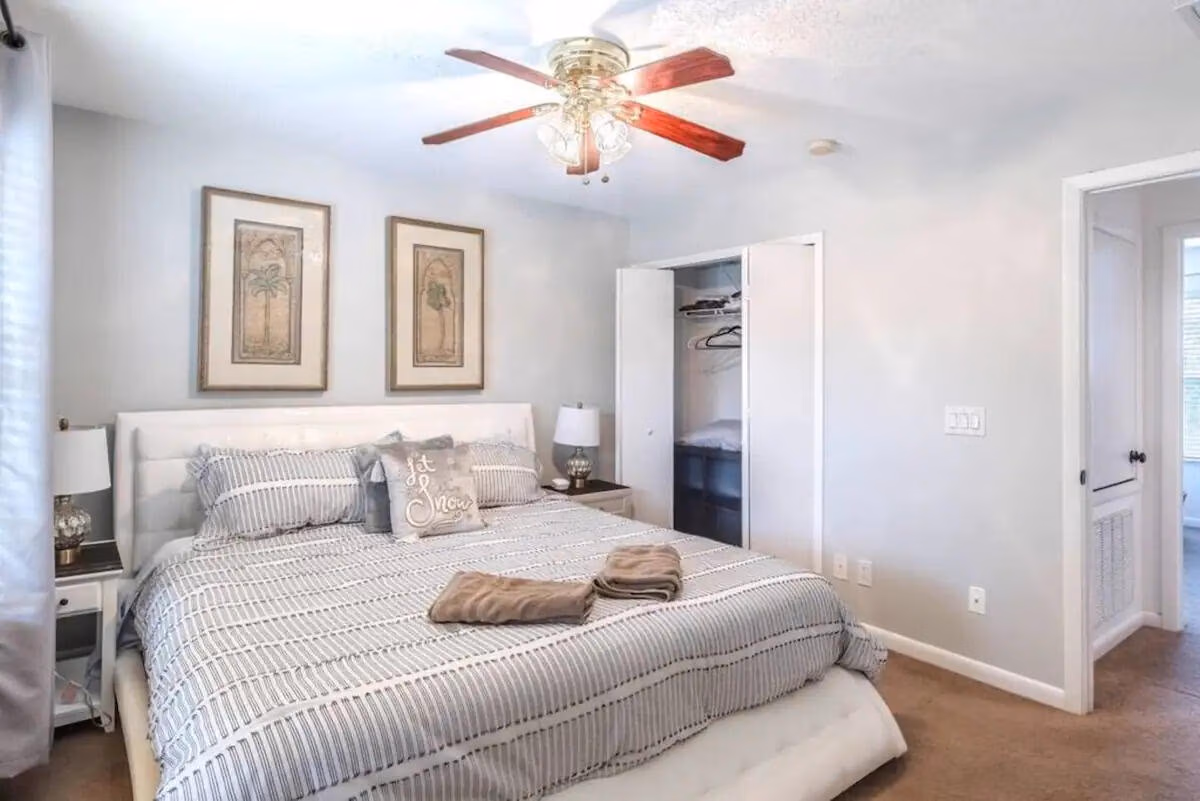 Upstairs Master Bedroom at Jessamine Dream — Orlando vacation rental