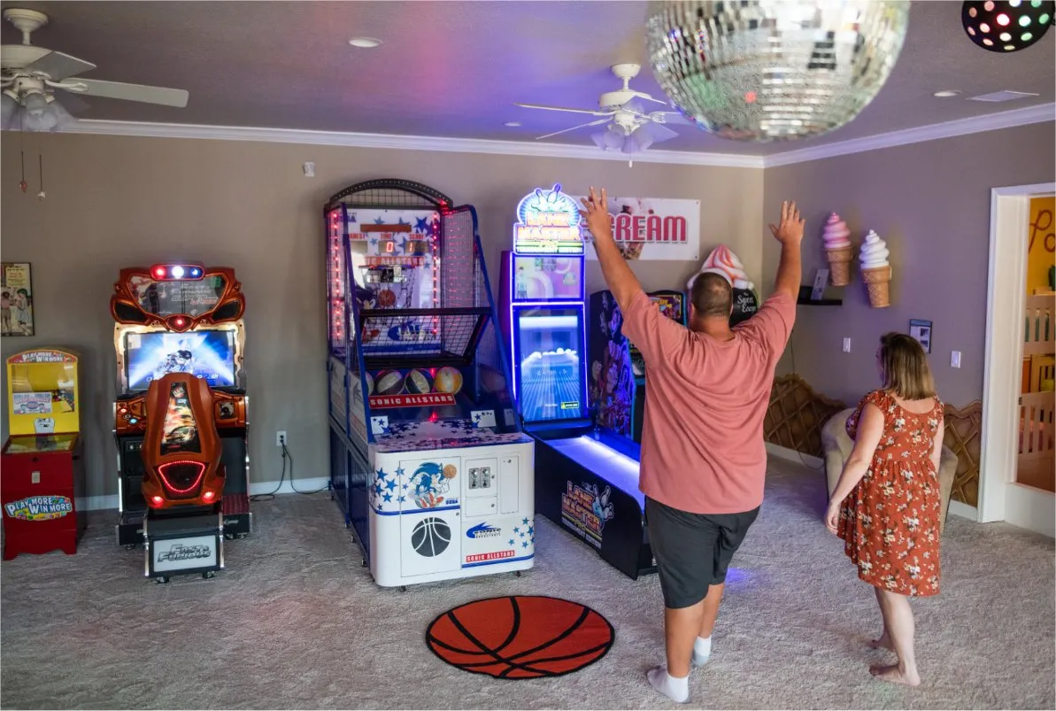 Ice Cream Arcade Room at The Sweet Escape — Orlando vacation rental