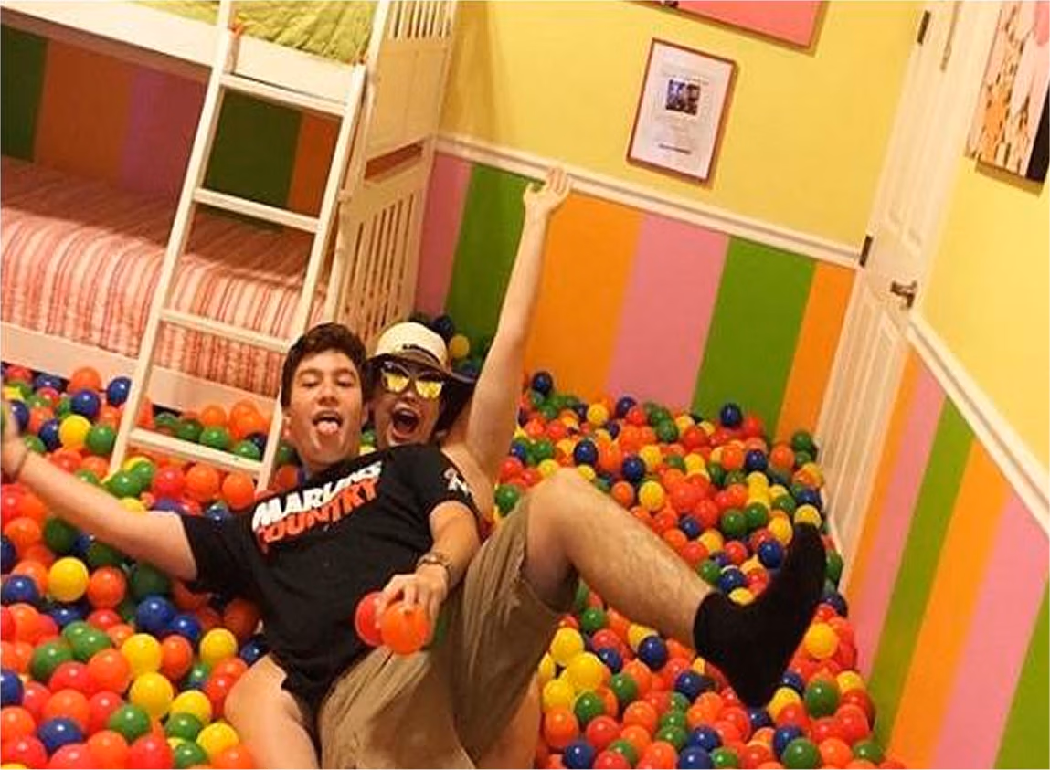 Lollipop Ballpit Bedroom at The Sweet Escape — Orlando vacation rental