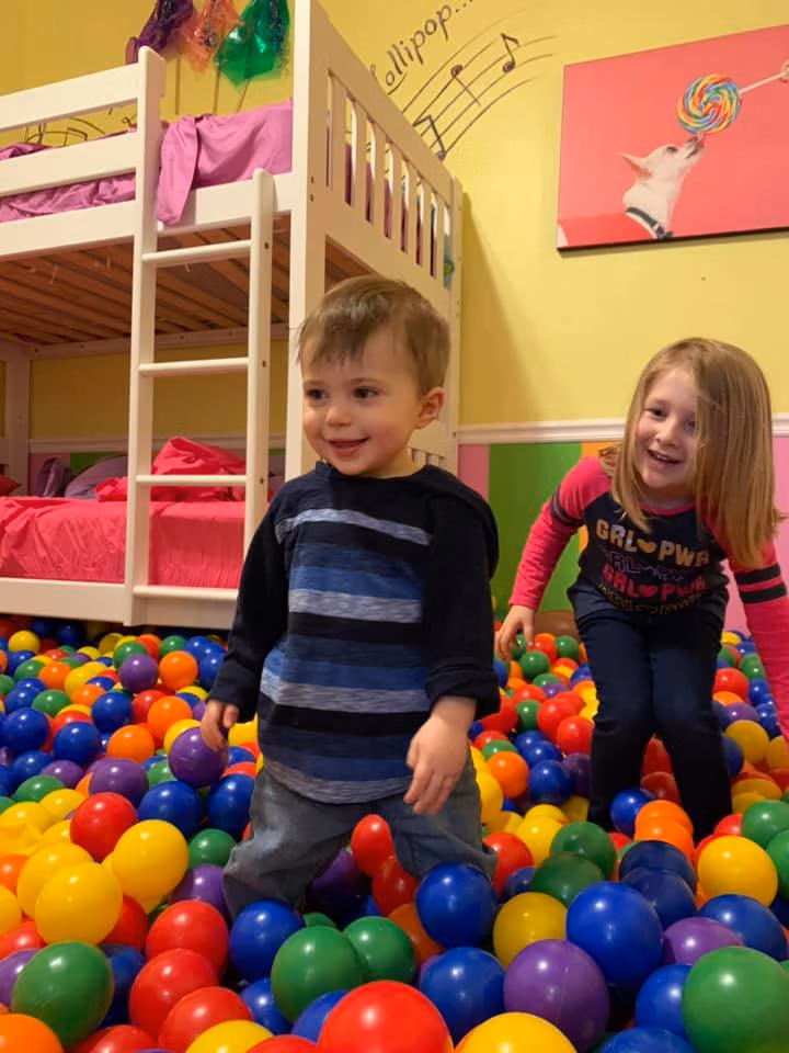 Lollipop Ballpit Bedroom at The Sweet Escape — Orlando vacation rental