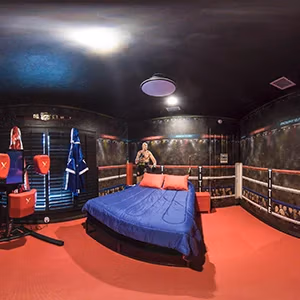 Boxing Ringside Bedroom at Lake Louisa Chateau — Orlando vacation rental