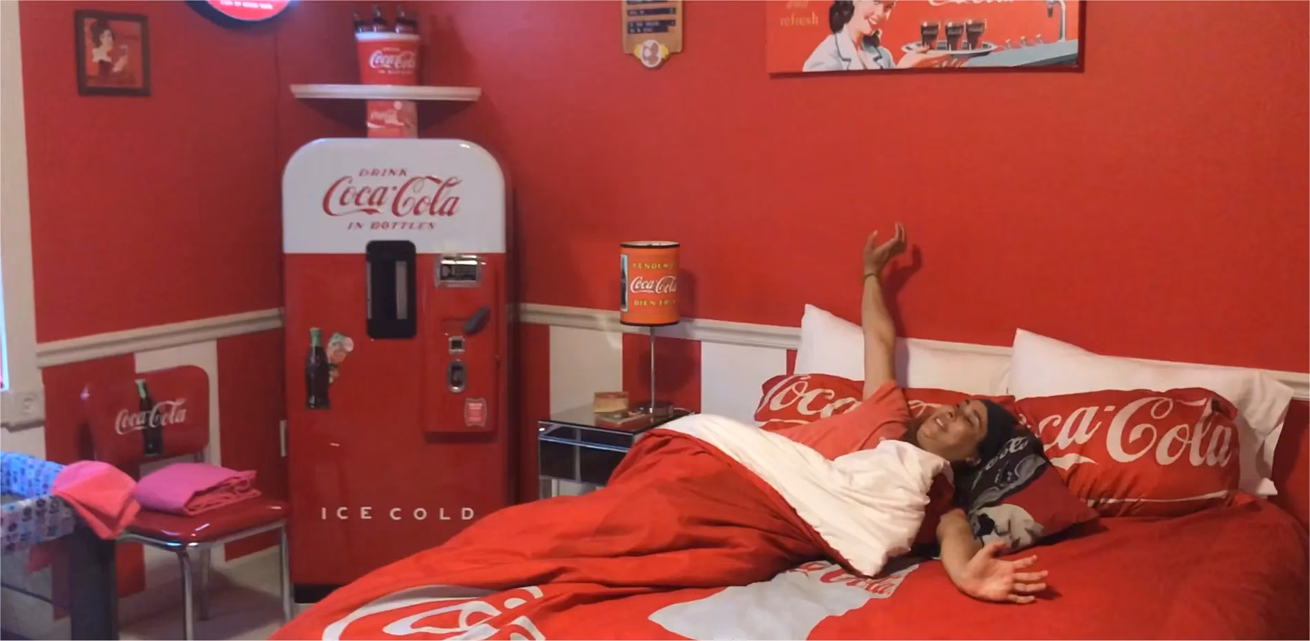 Coca-Cola Bedroom at The Sweet Escape — Orlando vacation rental
