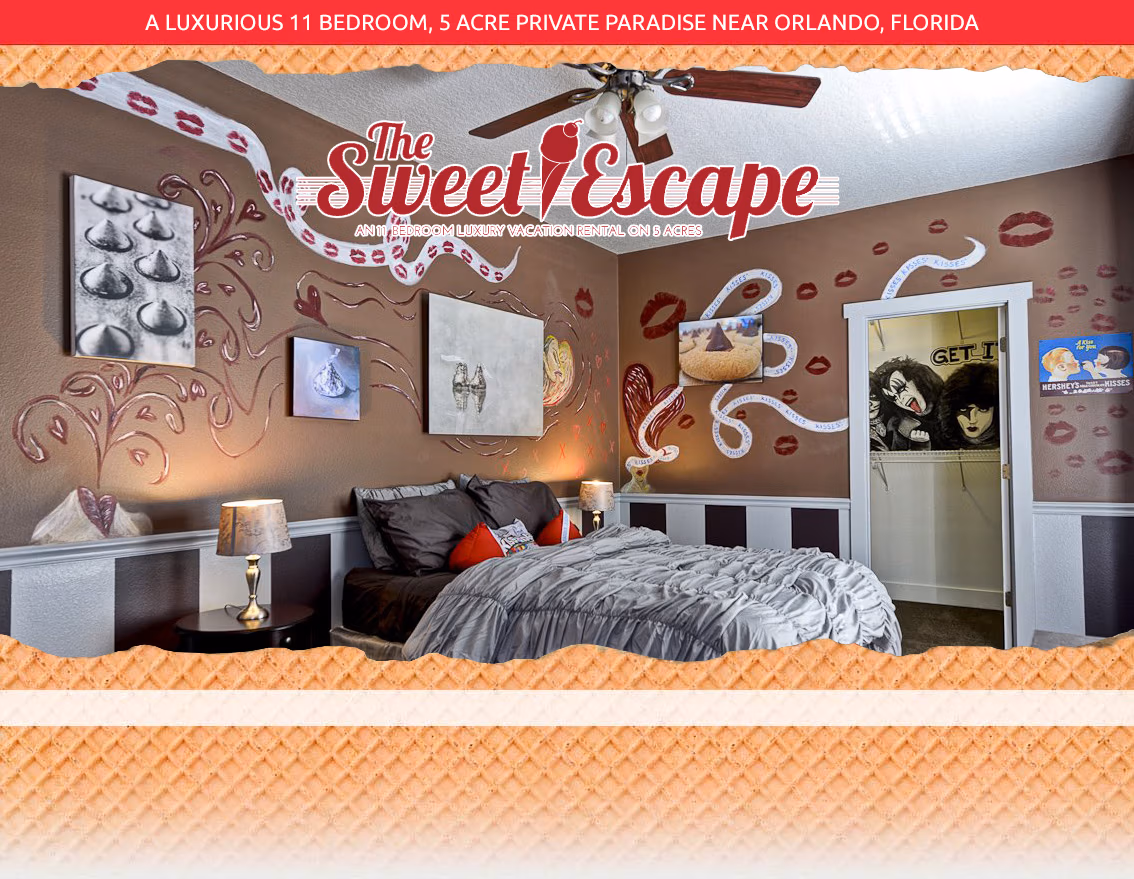 Hershey Kisses Balcony Suite at The Sweet Escape — Orlando vacation rental