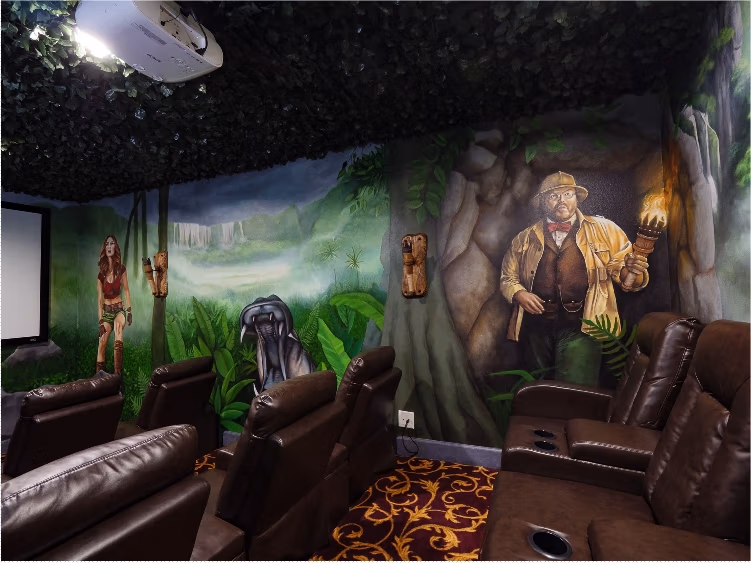 Jumanji Home Theater at Great Escape Parkside — Orlando vacation rental