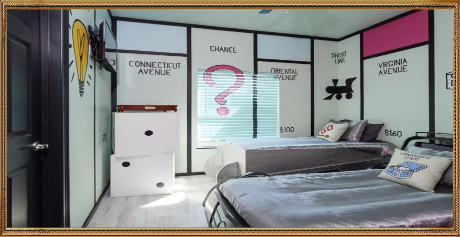Monopoly Bedroom at Great Escape Parkside — Orlando vacation rental