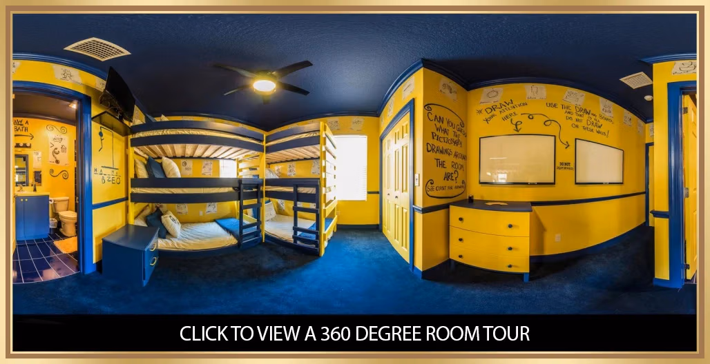 Pictionary Bedroom at Great Escape Lakeside — Orlando vacation rental