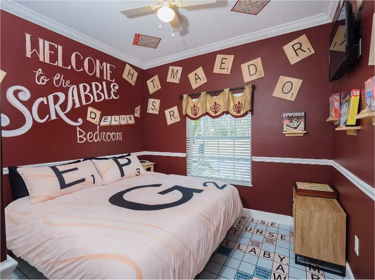 Scrabble Deluxe Bedroom at Great Escape Parkside — Orlando vacation rental