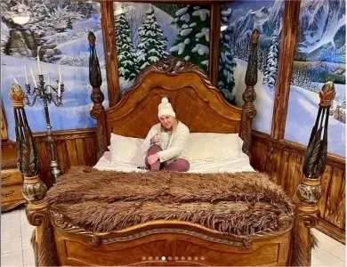 The Ski Lodge Bedroom at Lake Louisa Chateau — Orlando vacation rental