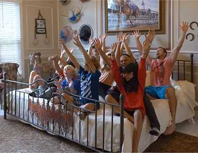 The Kentucky Derby Bedroom at Lake Louisa Chateau — Orlando vacation rental