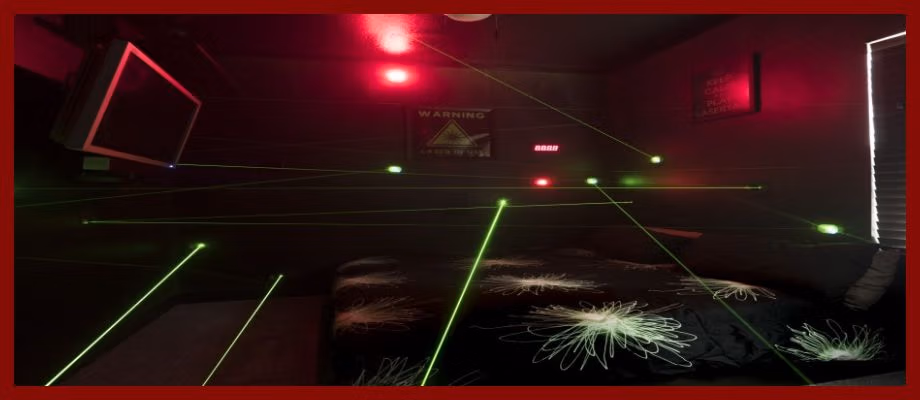 Laser Maze Bedroom at Great Escape Lakeside — Orlando vacation rental