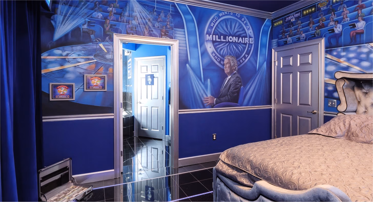 TV Game Show Bedroom at Great Escape Parkside — Orlando vacation rental