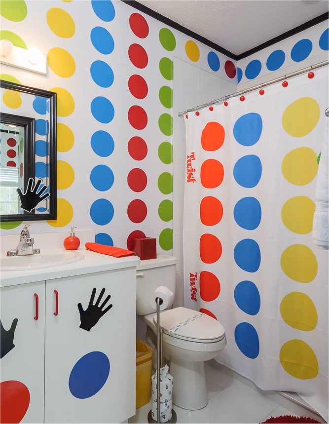 Twister Bedroom at Great Escape Parkside — Orlando vacation rental