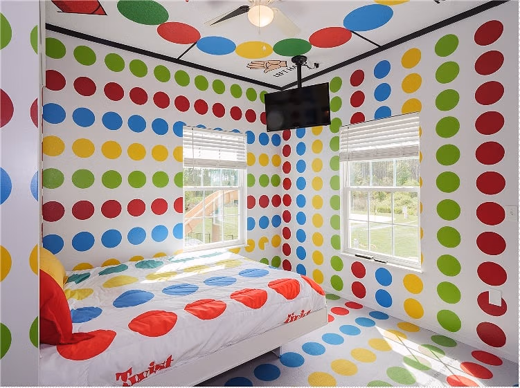 Twister Bedroom at Great Escape Parkside — Orlando vacation rental
