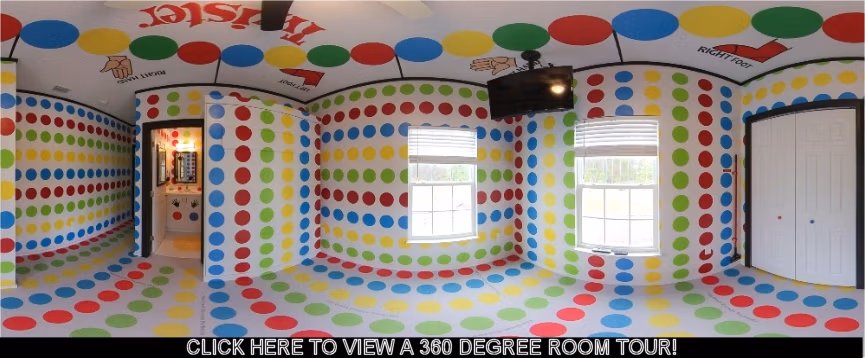 Twister Bedroom at Great Escape Parkside — Orlando vacation rental