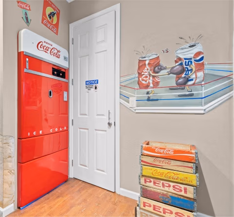 Coca-Cola Bedroom at The Sweet Escape — Orlando vacation rental