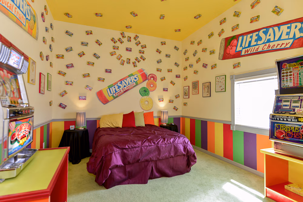Lifesavers Candy Bedroom at The Sweet Escape — Orlando vacation rental